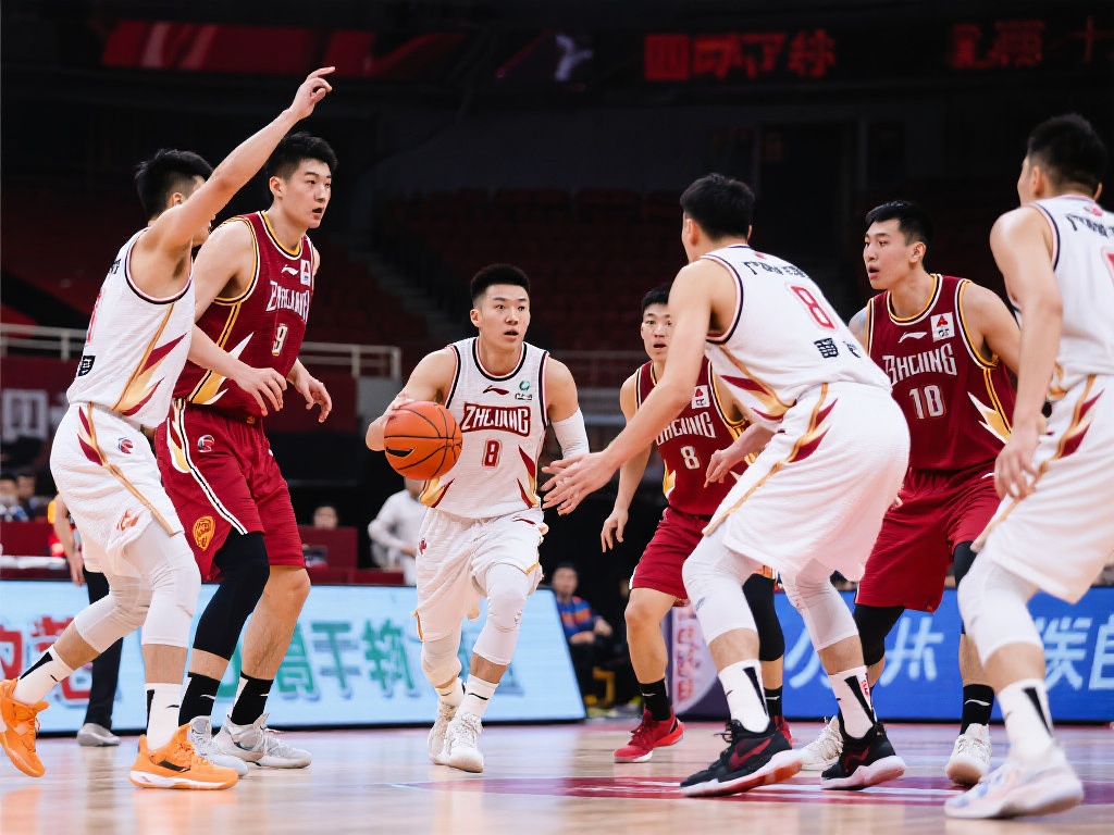 以第四节为例，浙江队在落后8分的情况下，