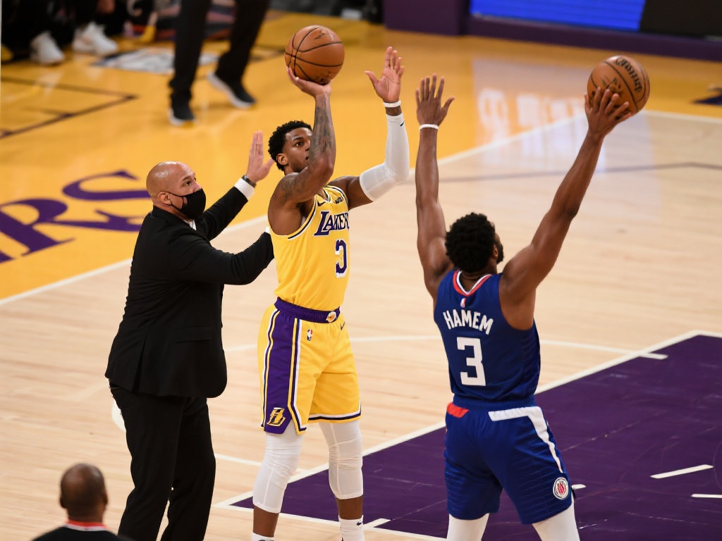 以最近对阵快船队的一场比赛为例，文森特在