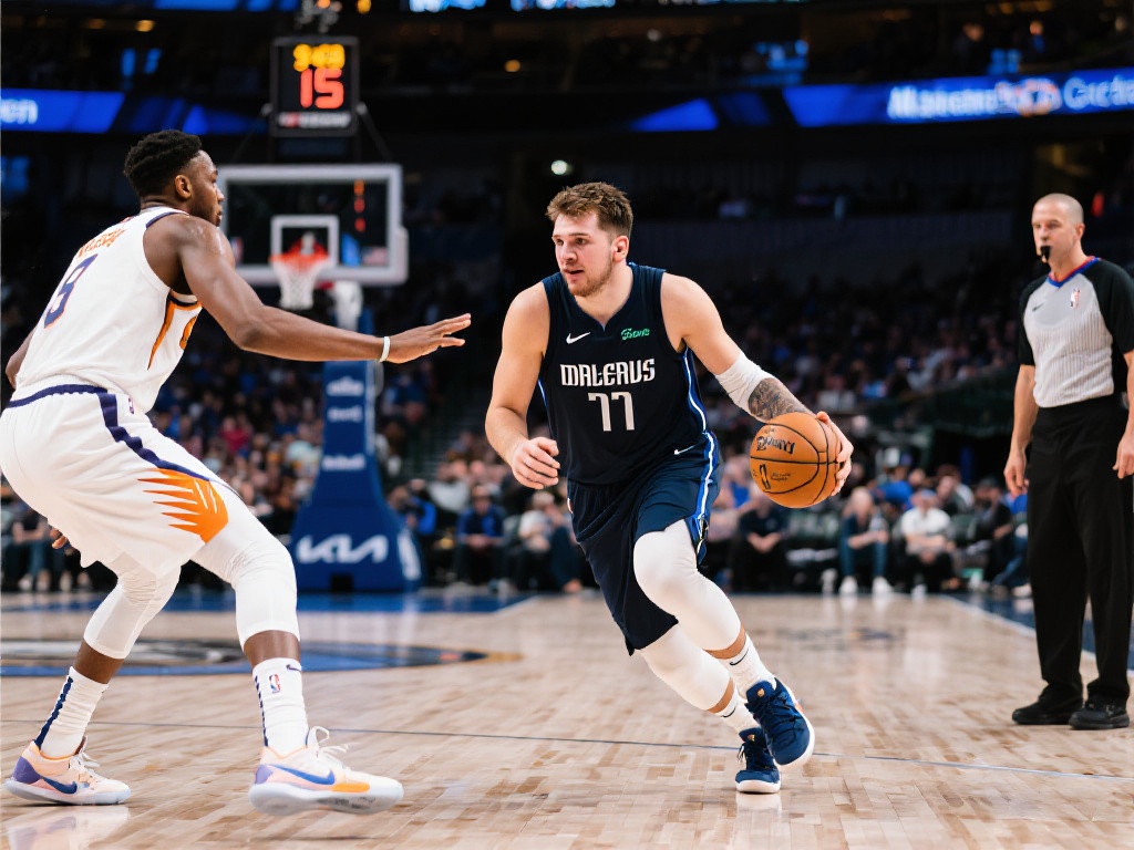 火箭大战湖人!东契奇4月1日常规赛精彩集锦 在另一场比赛中,东契奇所在的球队与劲敌上