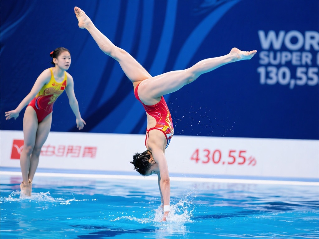 在本届世界杯超级总决赛中，陈芋汐在女子1